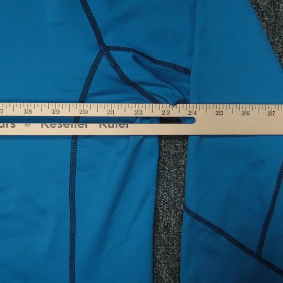 KJUS‎ Pullover Mens Large Blue Cell Block Half Zip Performance Golf - Picture 9 of 11